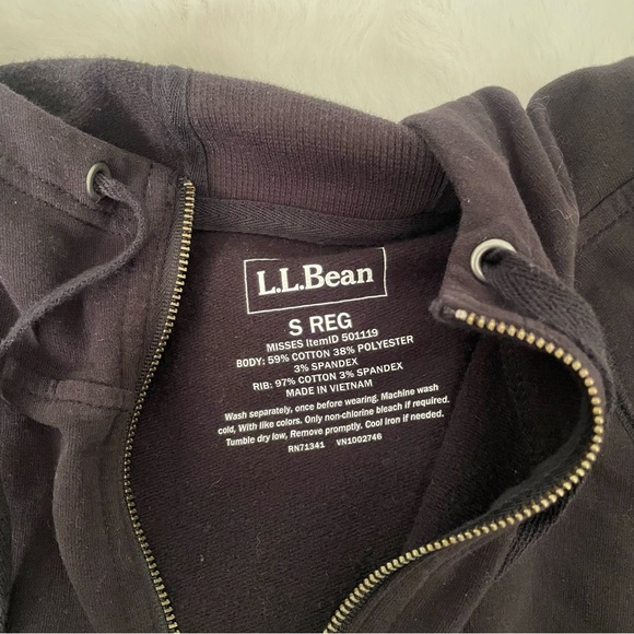 L.L Bean Comfy Zip Up Sweater - Picture 3 of 6